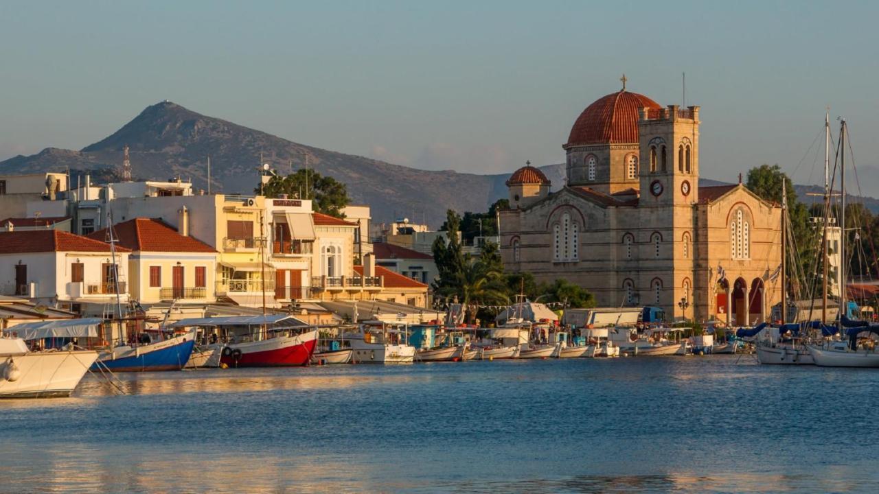 Апартаменты Beautiful House In Aegina Экстерьер фото